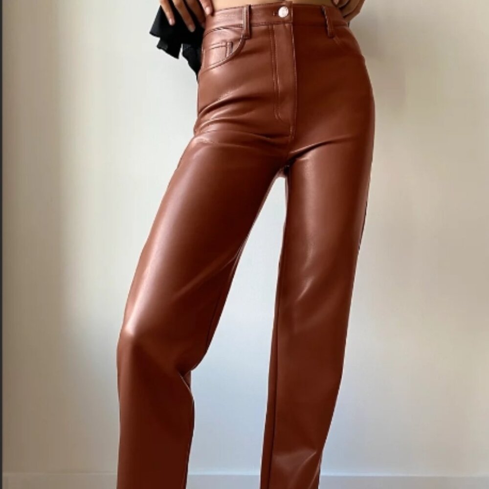 Aritzia Wilfred Melina Pant in Epicurean Brown Size 0